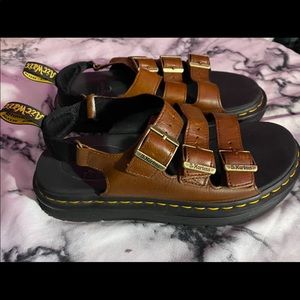 SOLOMAN MEN'S LUXOR LEATHER STRAP SANDALS